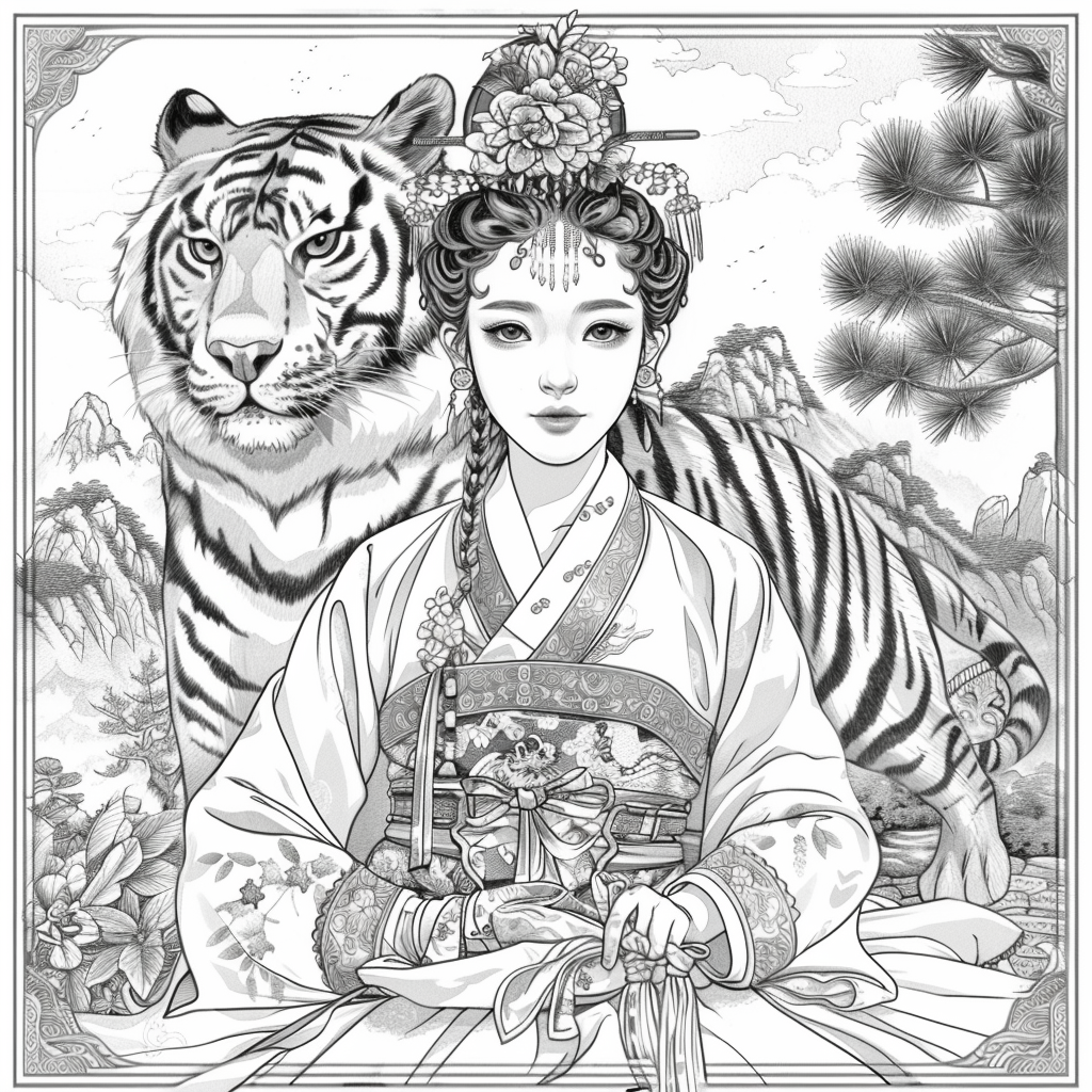 Empress of Strength: The Queen and Her Tiger