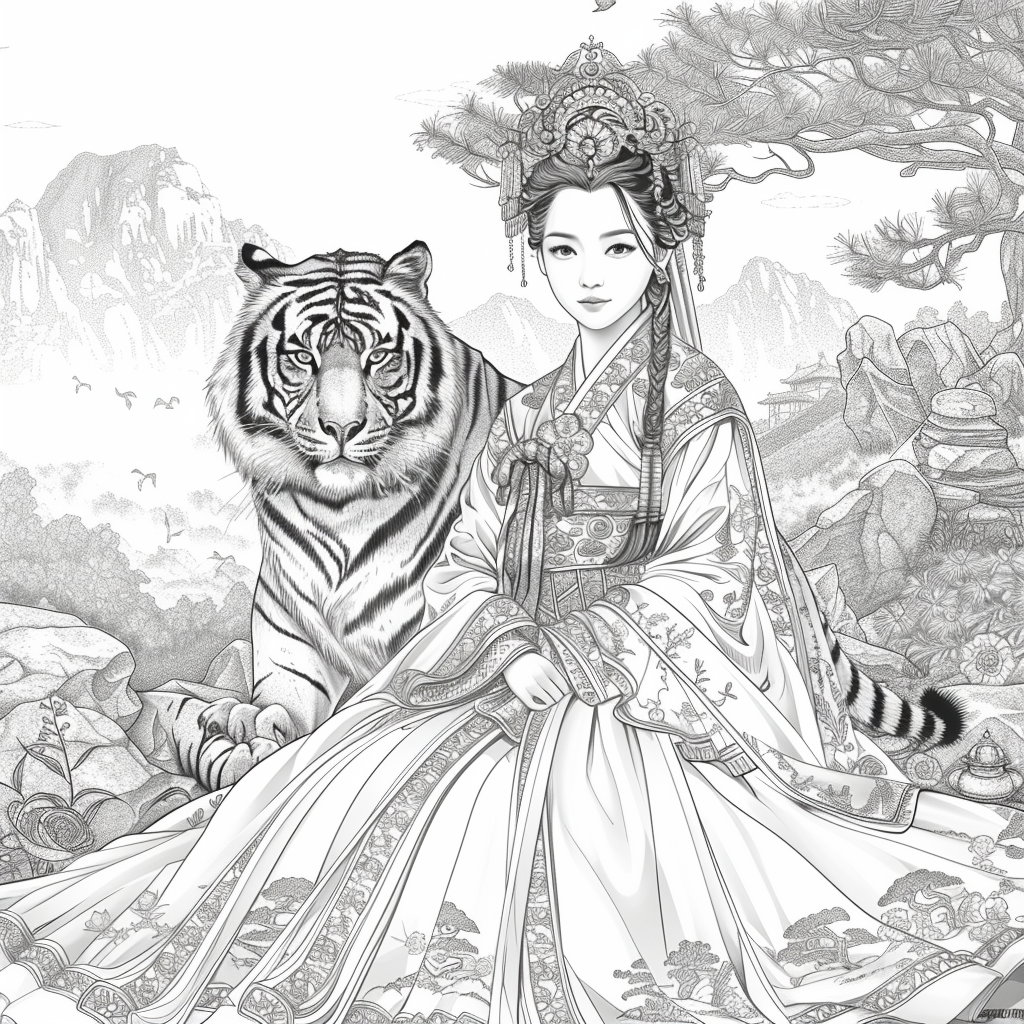 Empress of Strength: The Queen and Her Tiger
