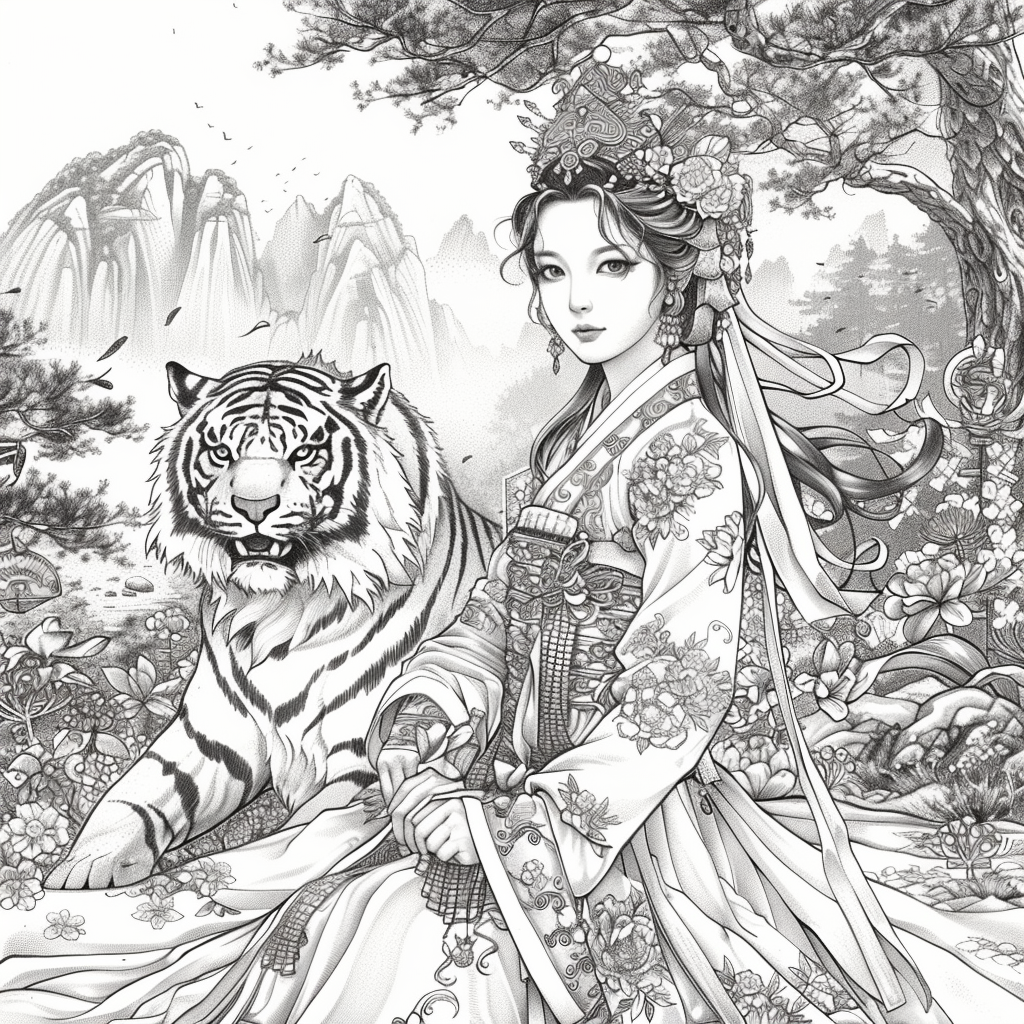 Empress of Strength: The Queen and Her Tiger