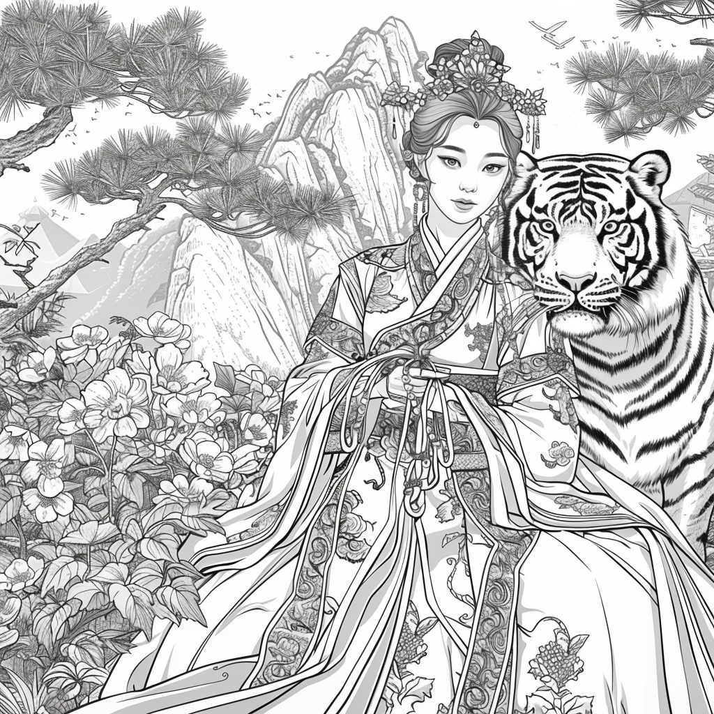 Empress of Strength: The Queen and Her Tiger