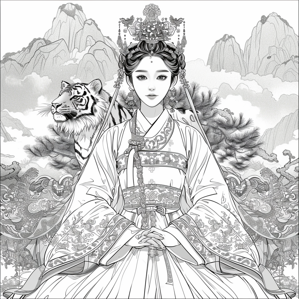 Empress of Strength: The Queen and Her Tiger