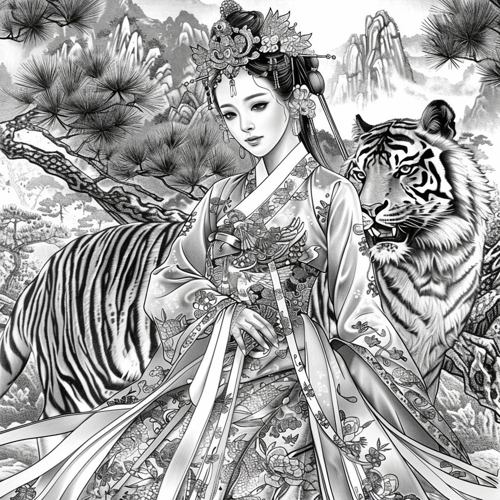 Empress of Strength: The Queen and Her Tiger