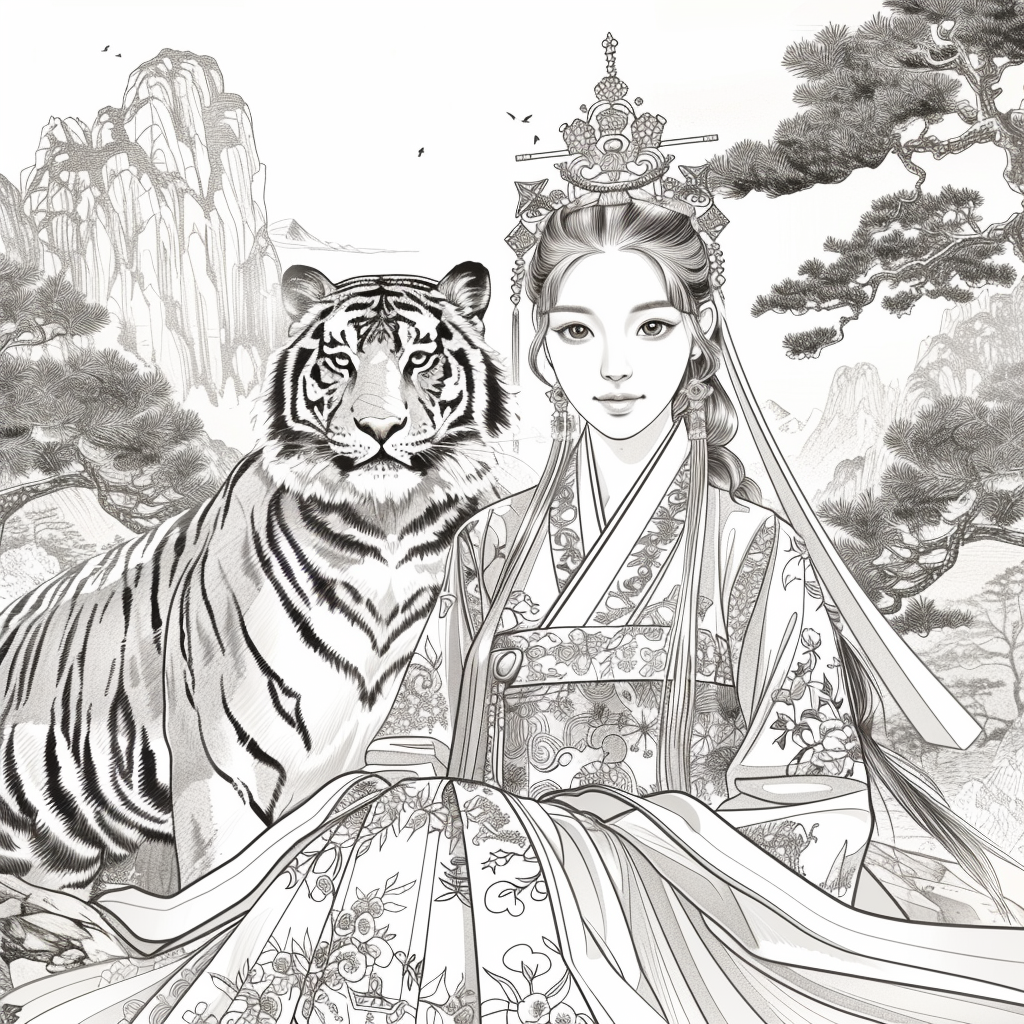 Empress of Strength: The Queen and Her Tiger