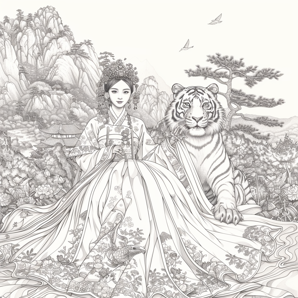 Empress of Strength: The Queen and Her Tiger
