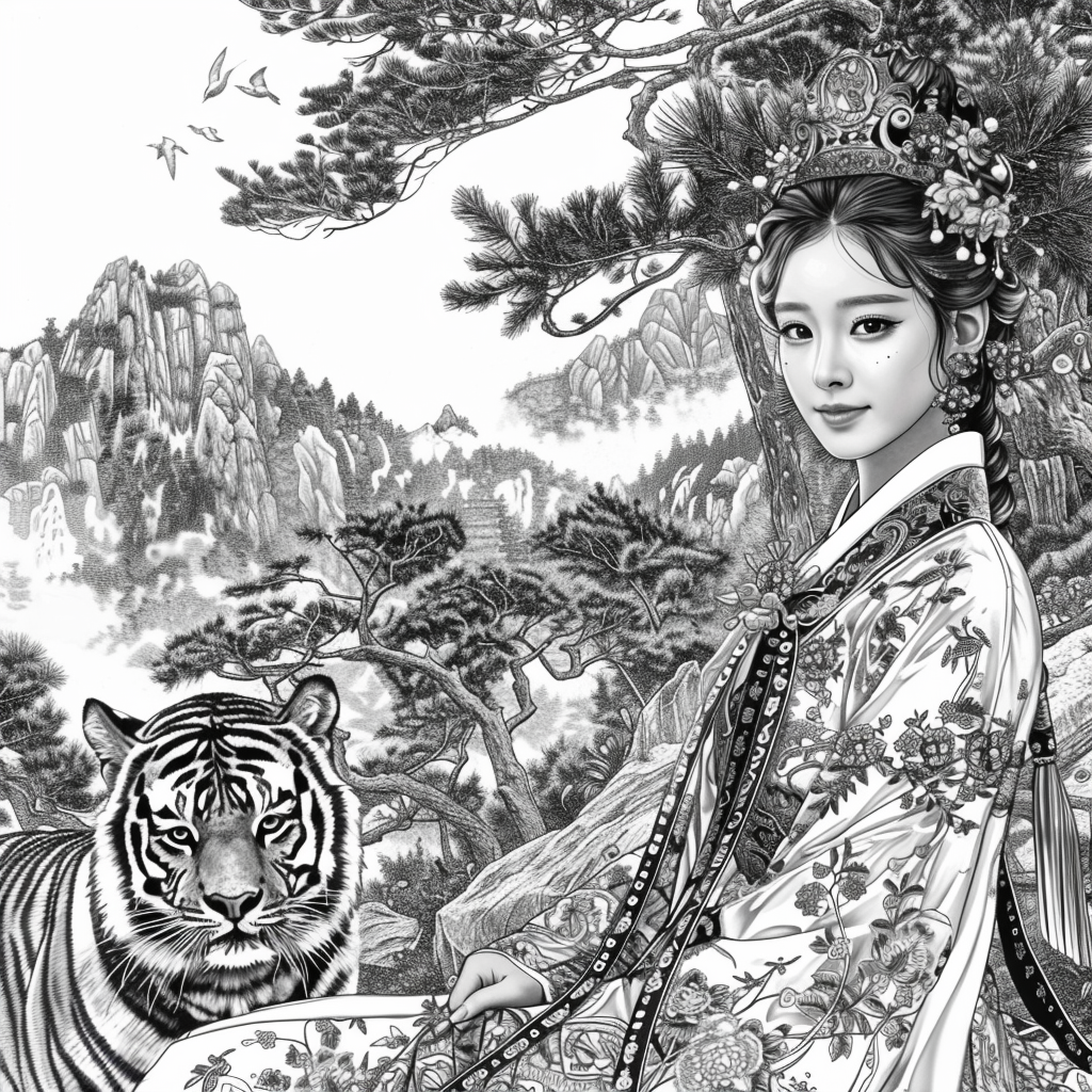he Queen and the Tiger