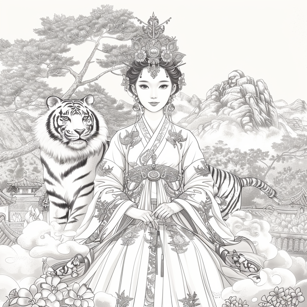 he Queen and the Tiger