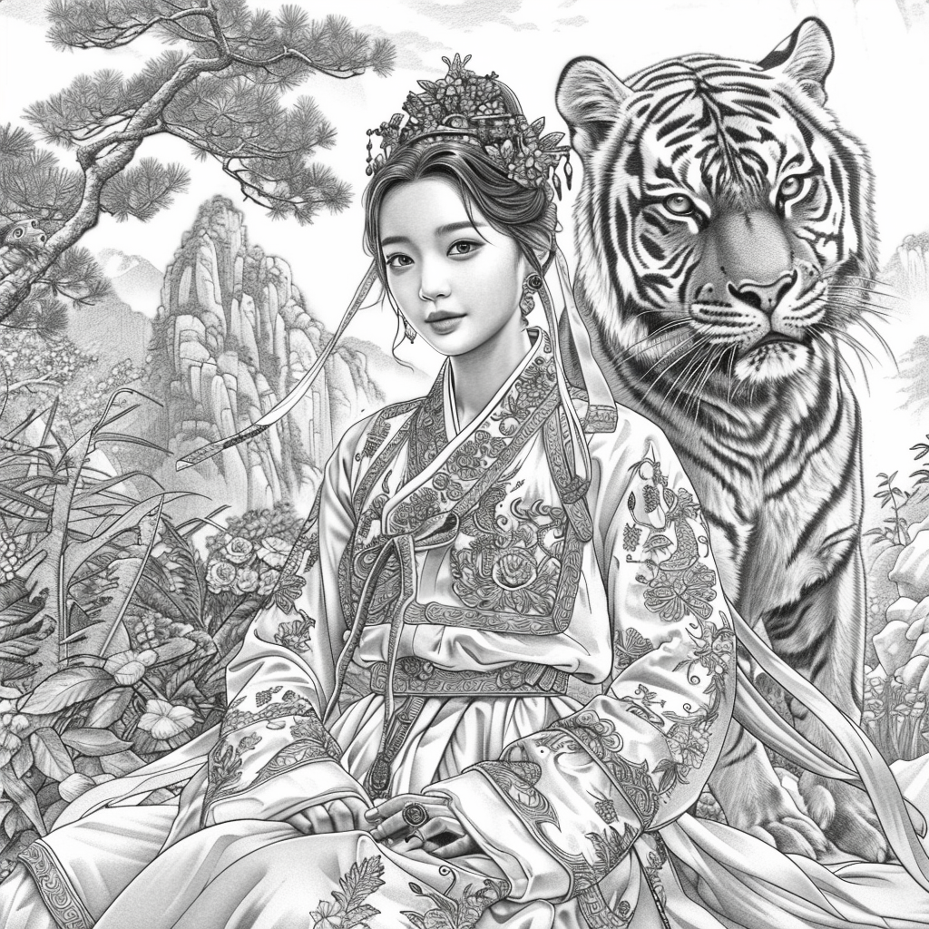he Queen and the Tiger