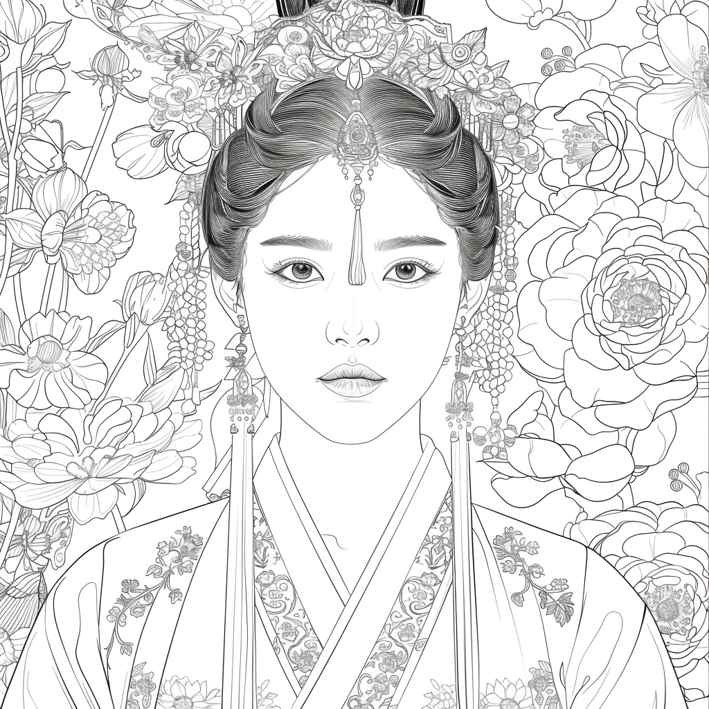 The Radiant Bride of Blossoms