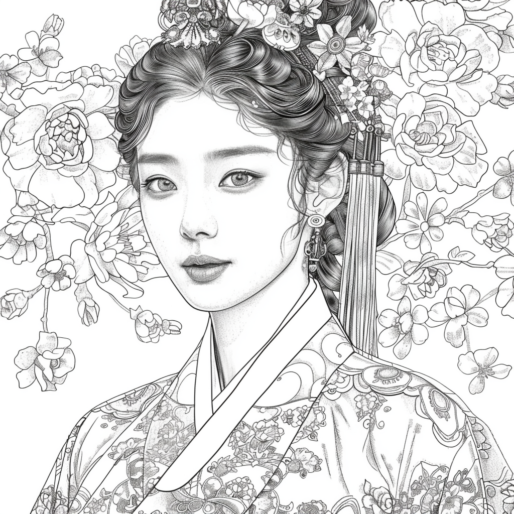 The Radiant Bride of Blossoms