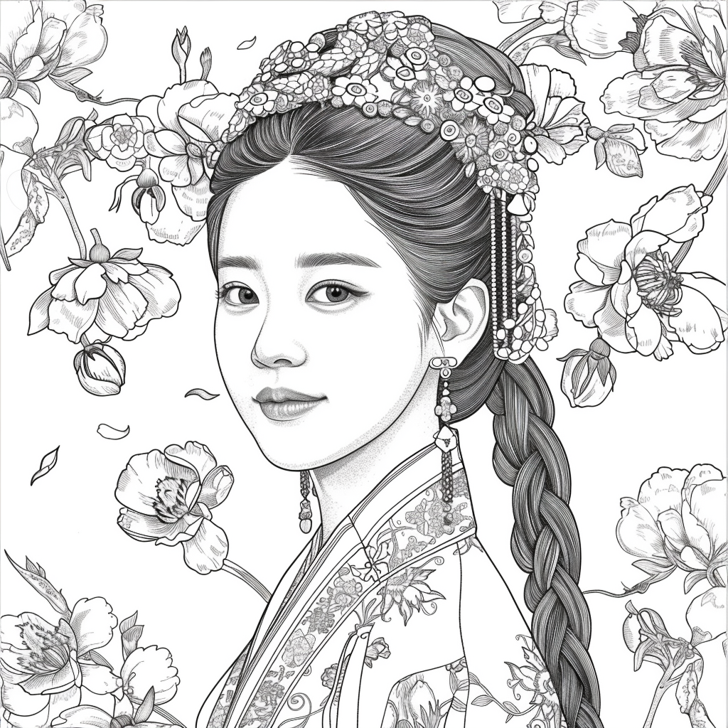 The Radiant Bride of Blossoms