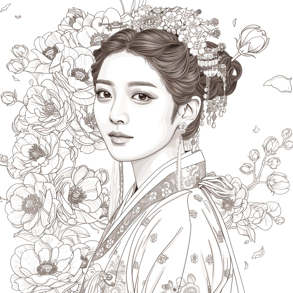 The Radiant Bride of Blossoms