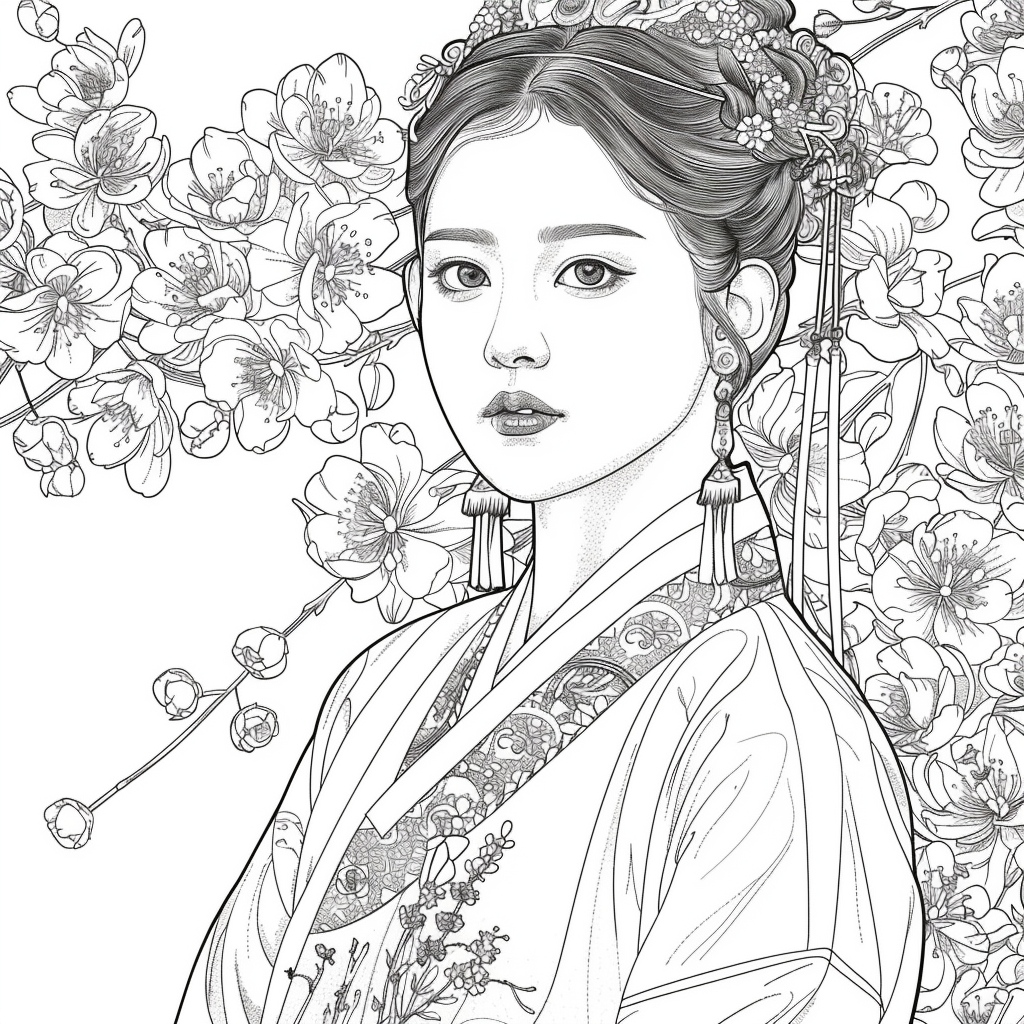 The Radiant Bride of Blossoms