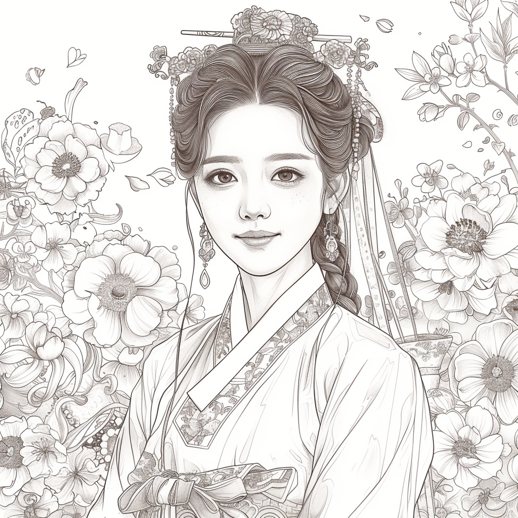 The Radiant Bride of Blossoms