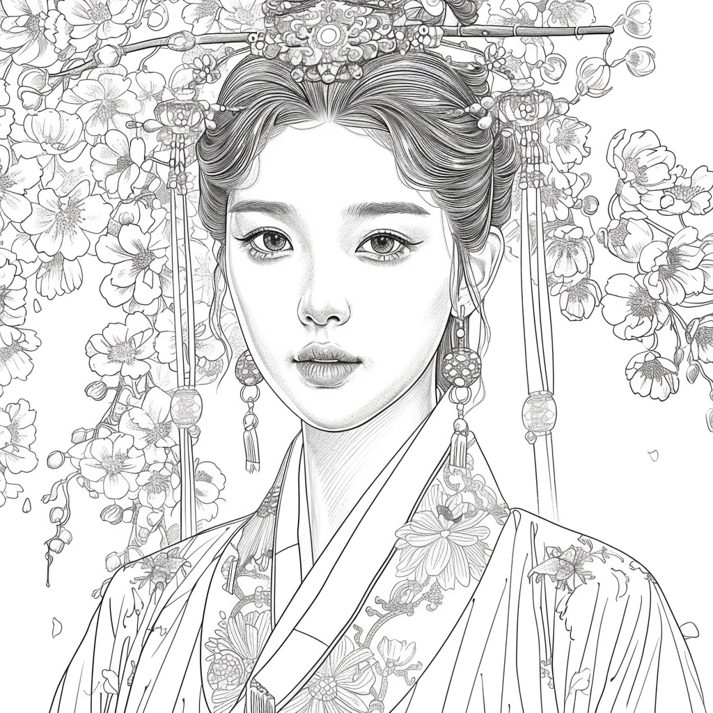 The Radiant Bride of Blossoms
