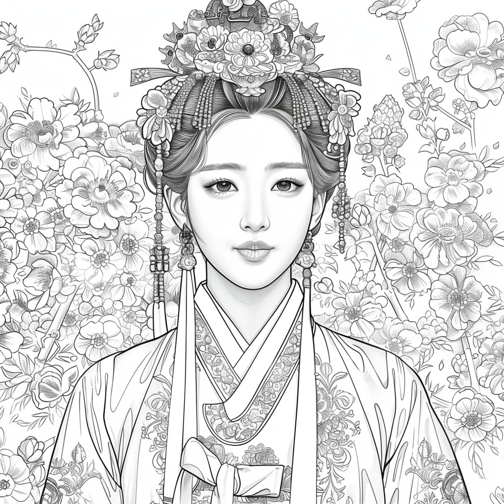 The Radiant Bride of Blossoms