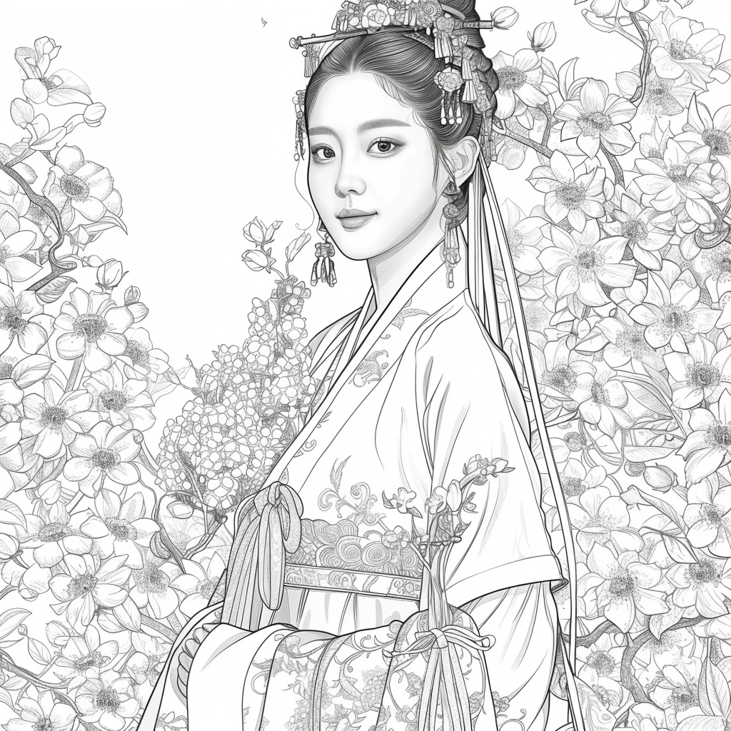 The Radiant Bride of Blossoms