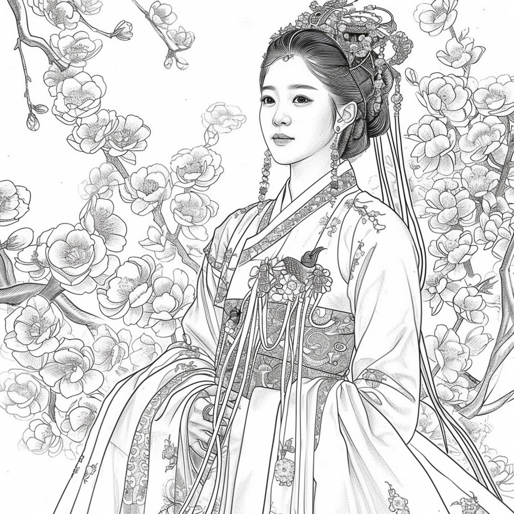 The Radiant Bride of Blossoms