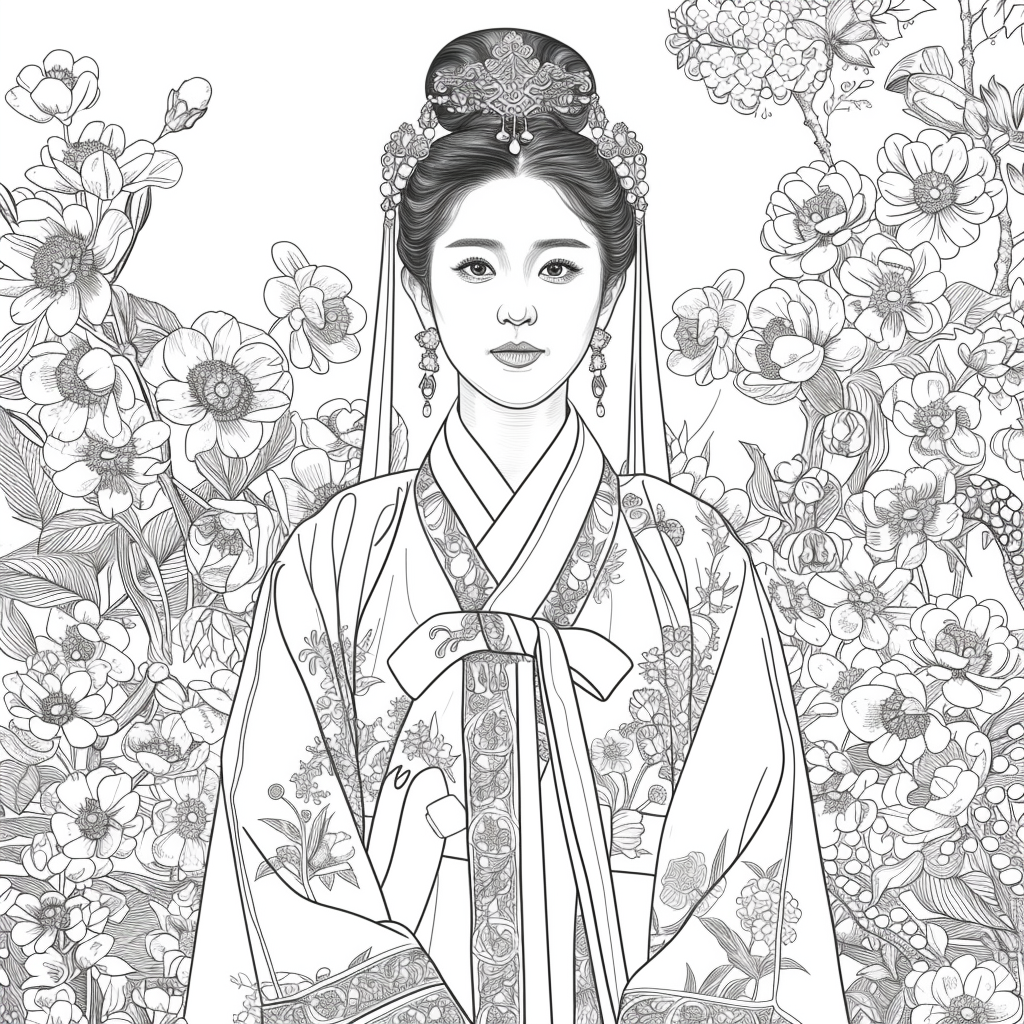 The Radiant Bride of Blossoms