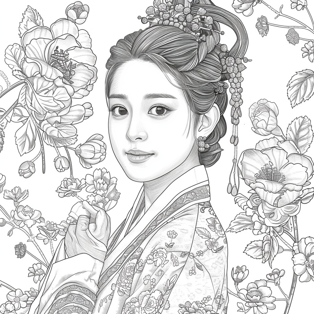 The Radiant Bride of Blossoms