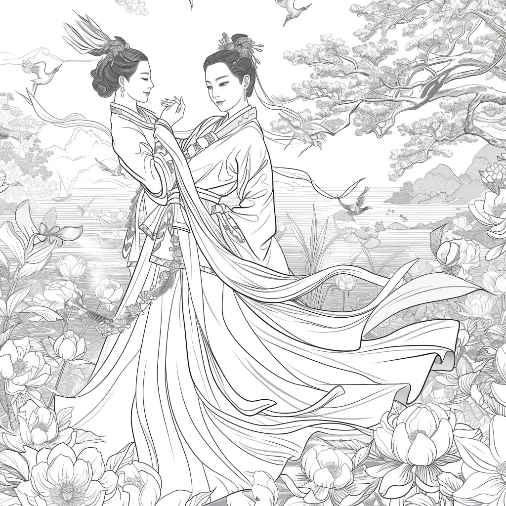 Moonlit Dance of the Cherry Blossom Maiden
