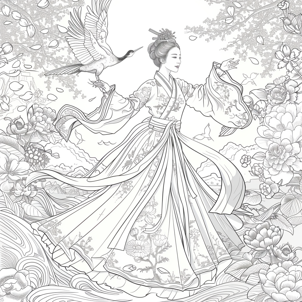 Moonlit Dance of the Cherry Blossom Maiden