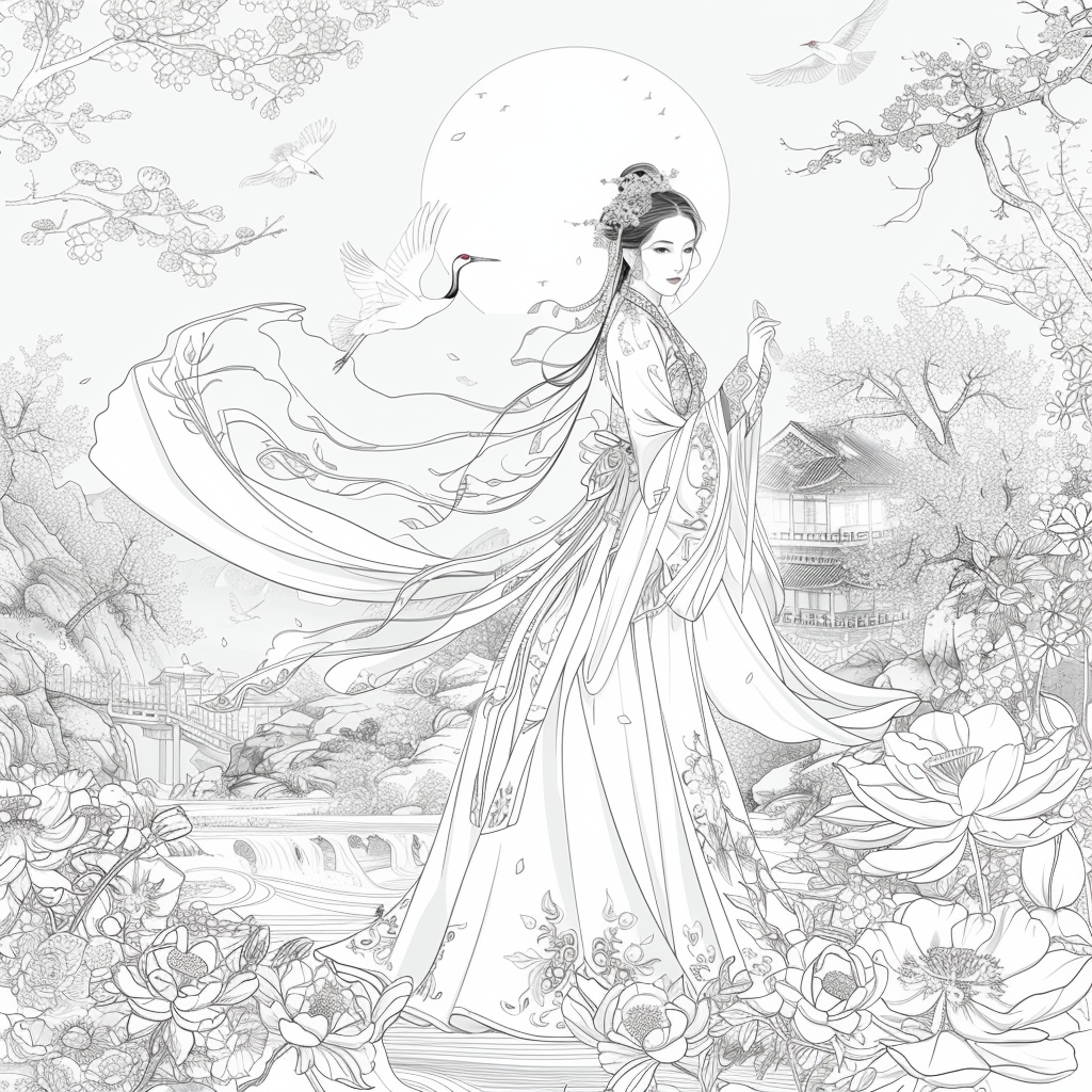 Moonlit Dance of the Cherry Blossom Maiden