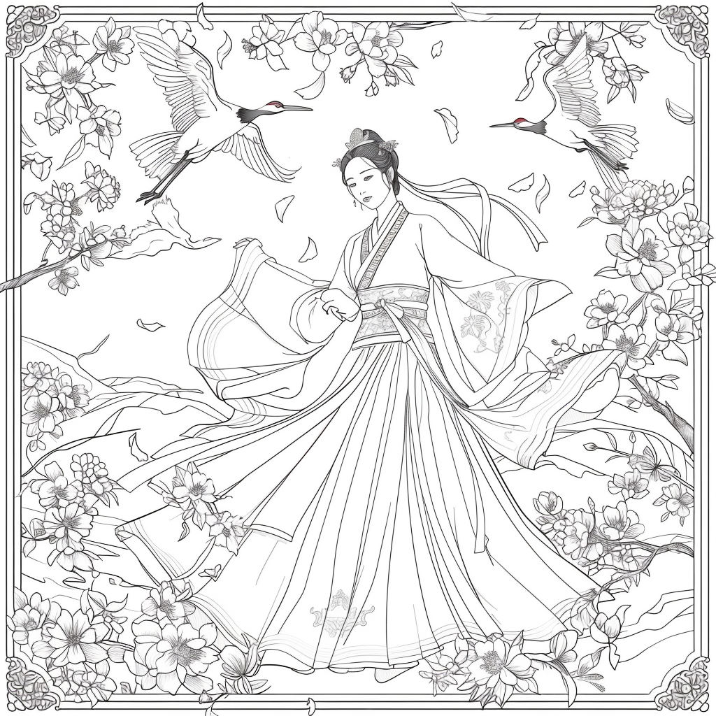 Moonlit Dance of the Cherry Blossom Maiden