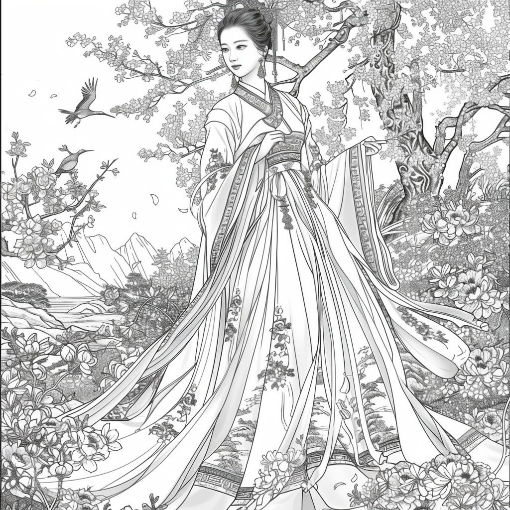 Moonlit Dance of the Cherry Blossom Maiden