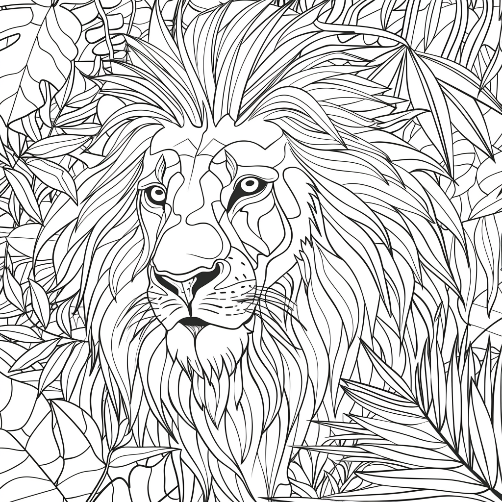 Majesty in Motion: The Kaleidoscope Lion