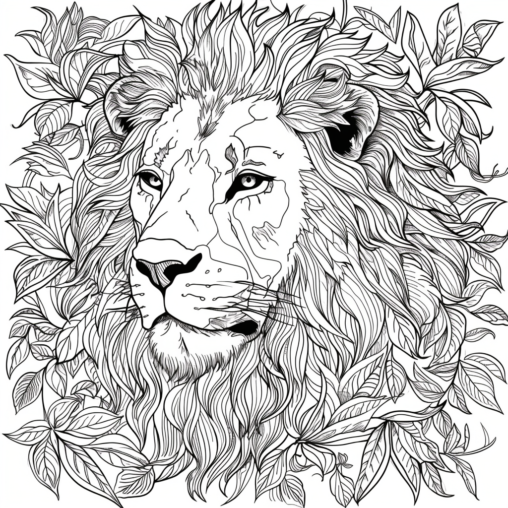 Majesty in Motion: The Kaleidoscope Lion