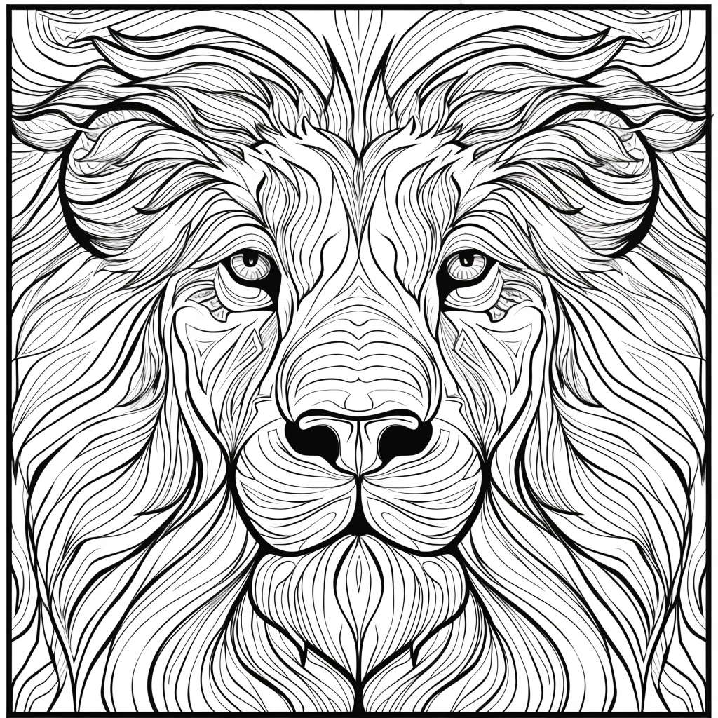 Majesty in Motion: The Kaleidoscope Lion