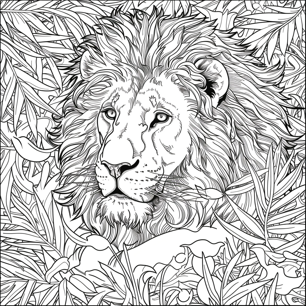 Majesty in Motion: The Kaleidoscope Lion