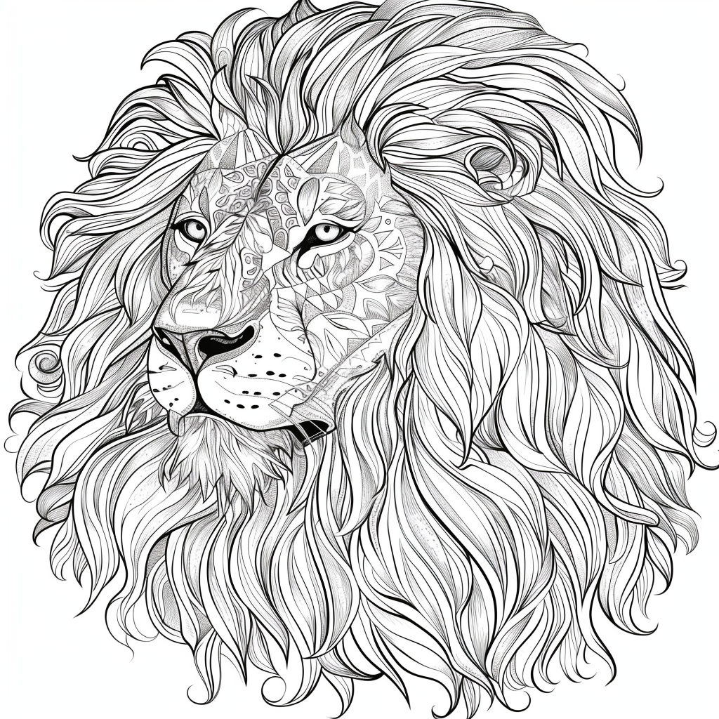 Majesty in Motion: The Kaleidoscope Lion