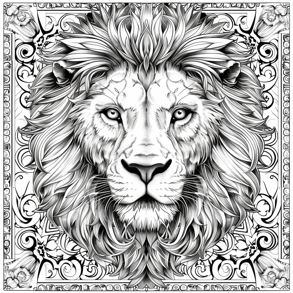 Majesty in Motion: The Kaleidoscope Lion