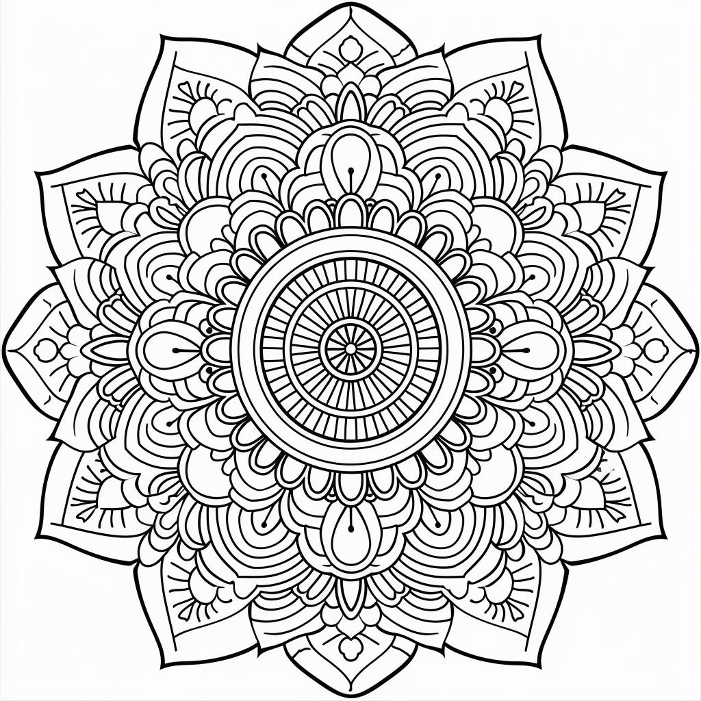 Radiant Harmony Mandala