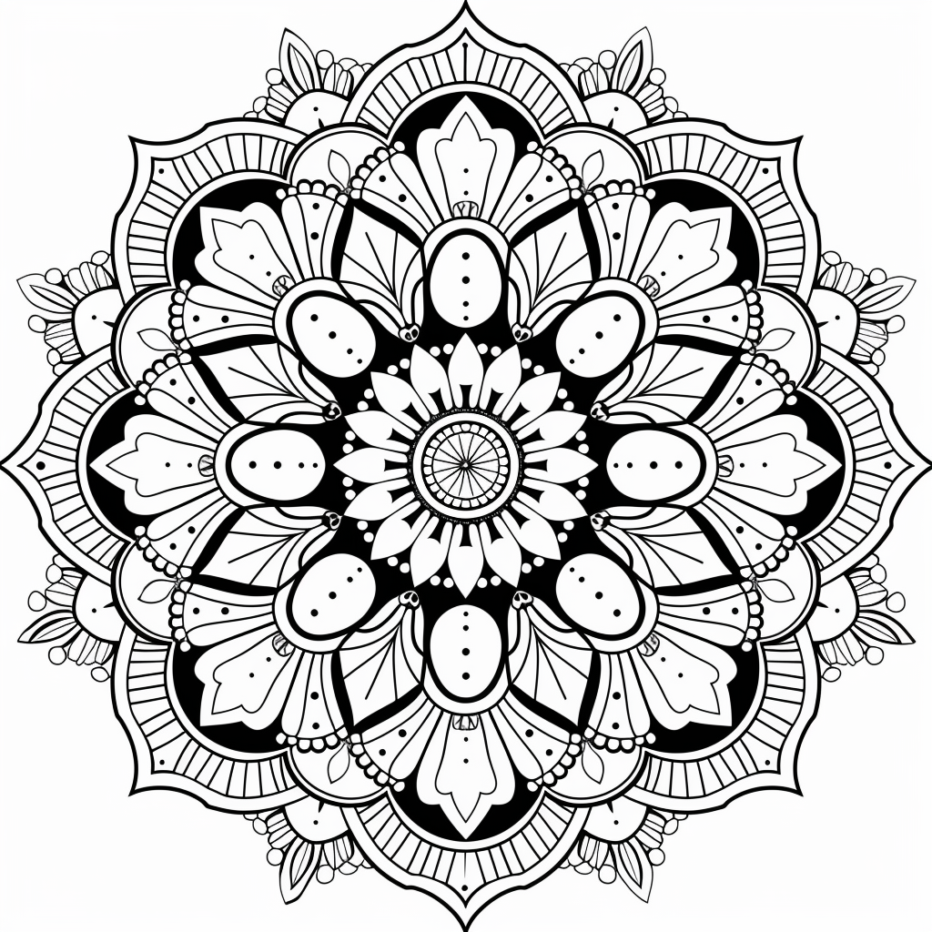 Radiant Harmony Mandala