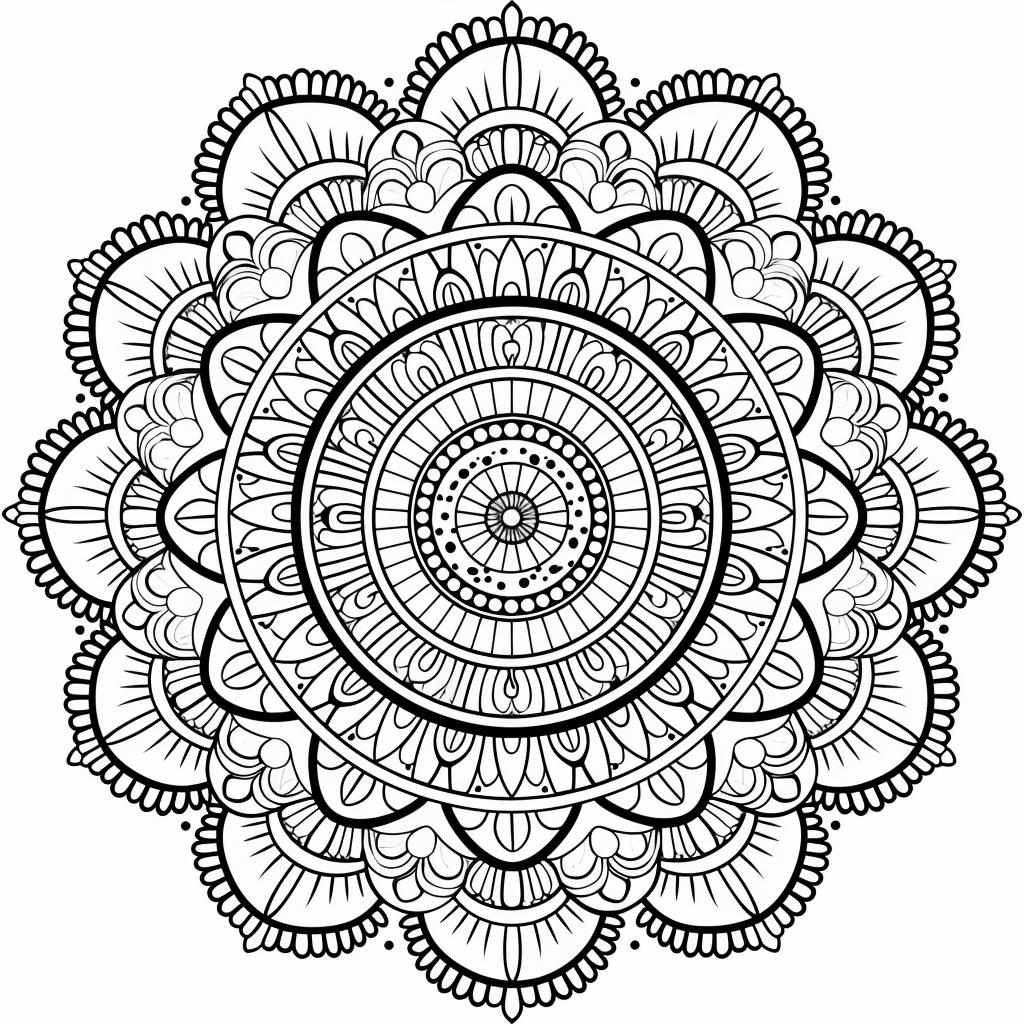 Radiant Harmony Mandala