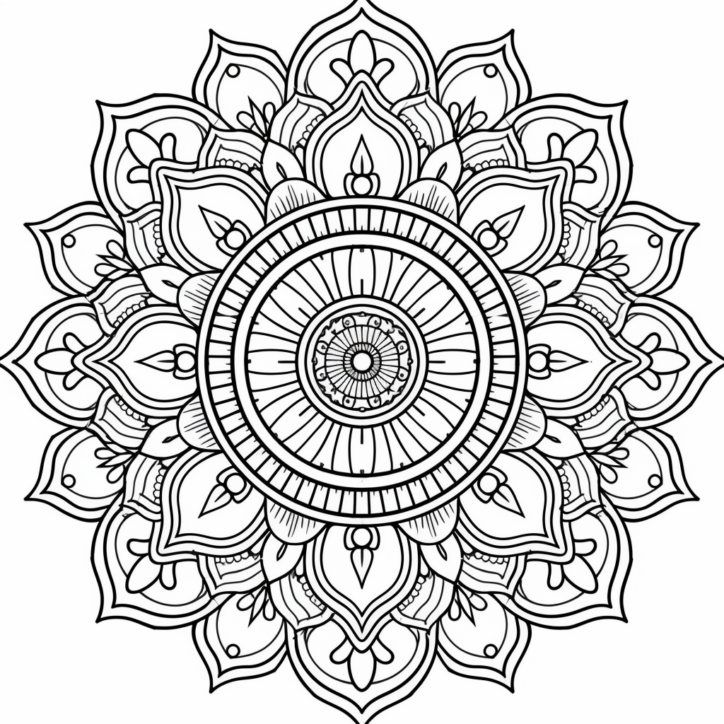 Radiant Harmony Mandala