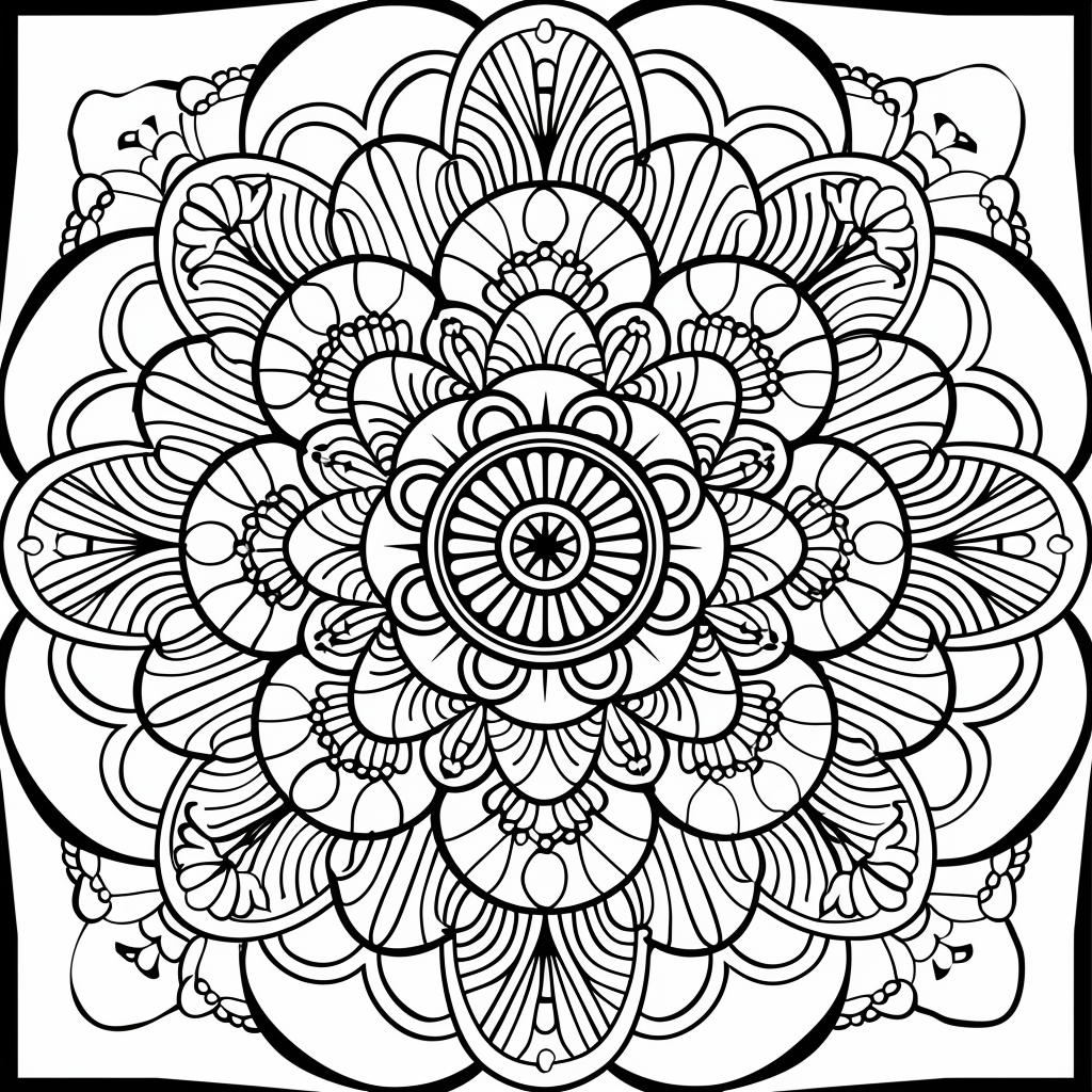 Radiant Harmony Mandala