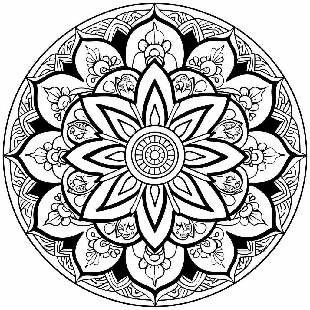 Radiant Harmony Mandala