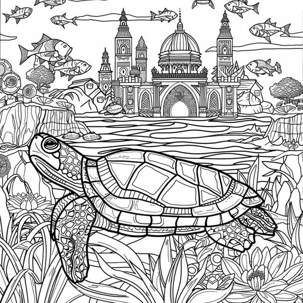 Turtle Kingdom – The Floating Castle of the Coral Sea