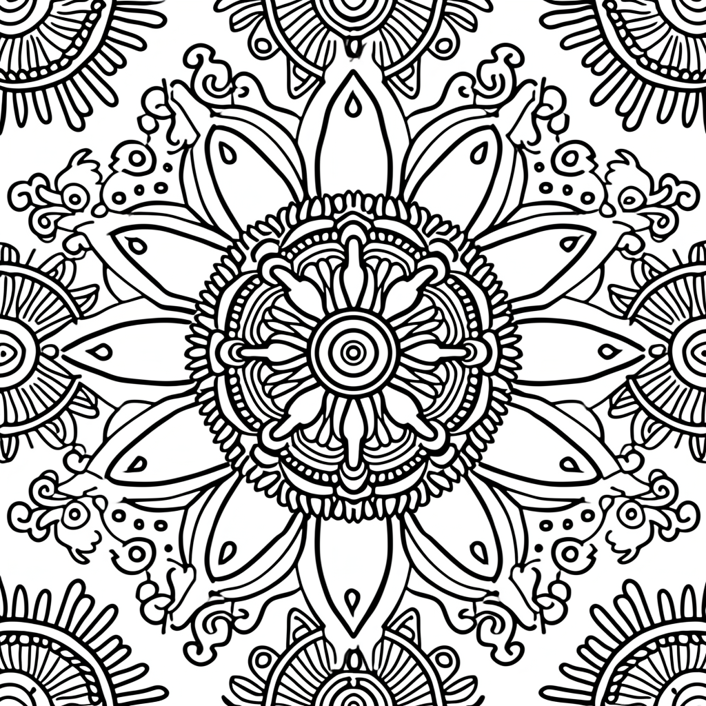 Radiant Harmony Mandala