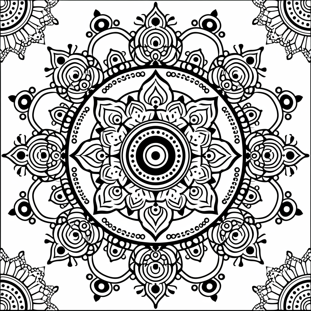 Radiant Harmony Mandala