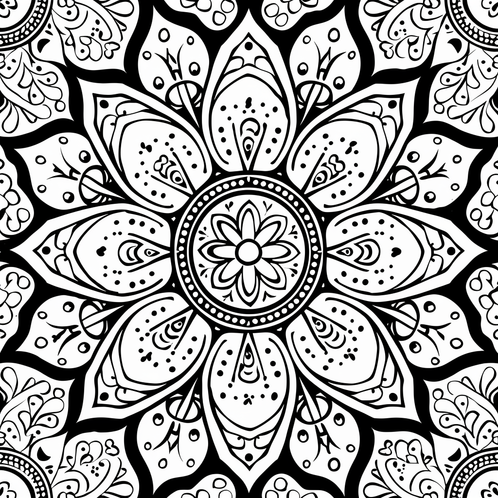 Radiant Harmony Mandala