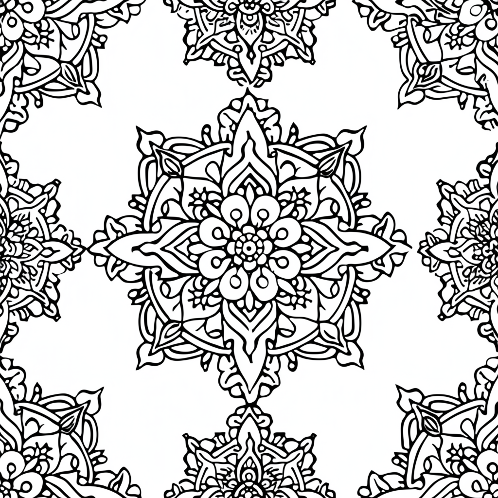 Radiant Harmony Mandala