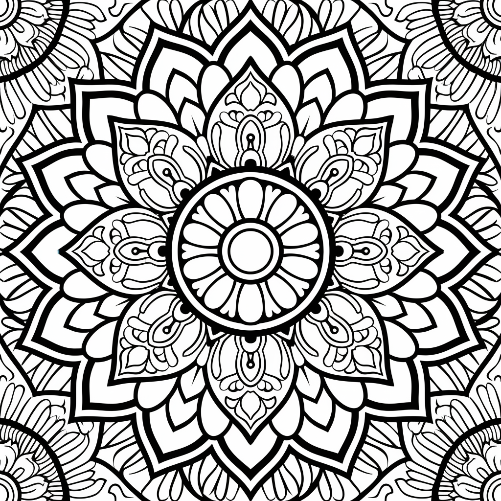Radiant Harmony Mandala