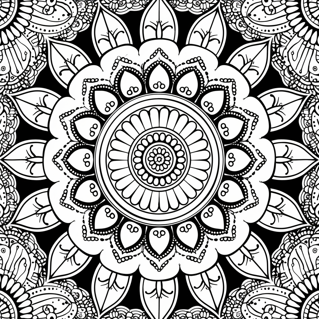 Radiant Harmony Mandala