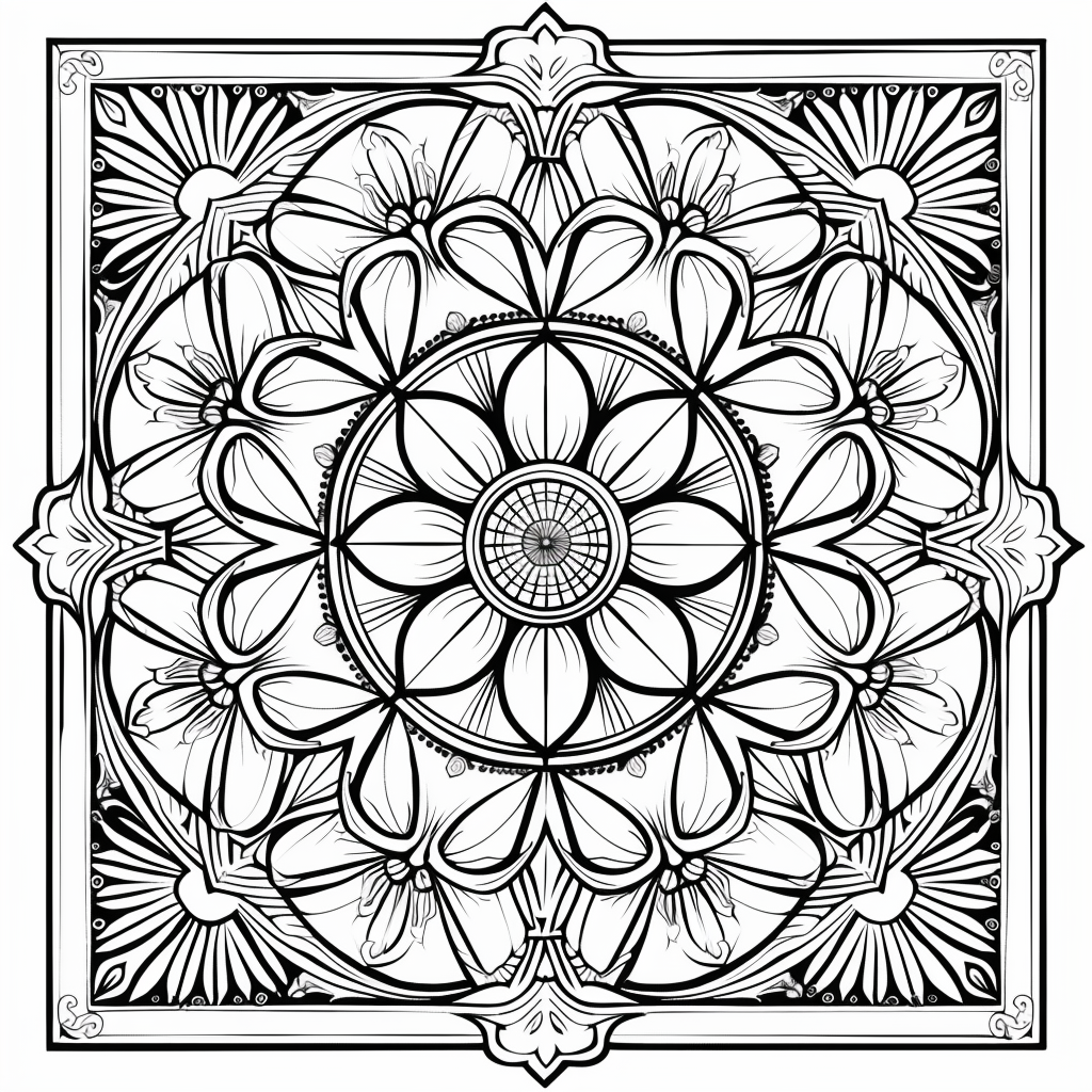 Radiant Harmony Mandala