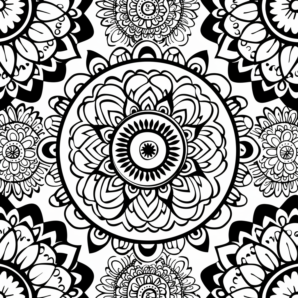 Radiant Harmony Mandala