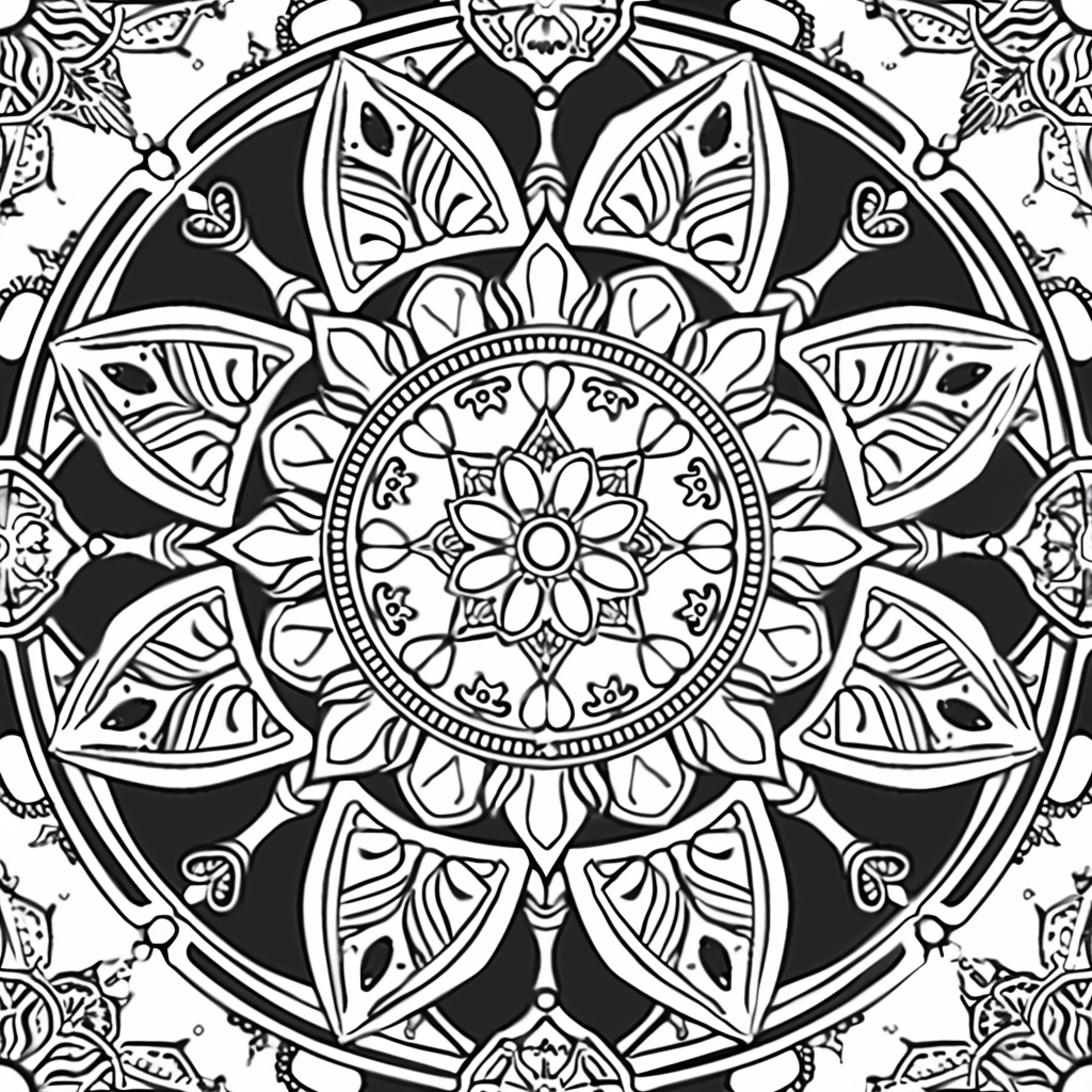 Radiant Harmony Mandala